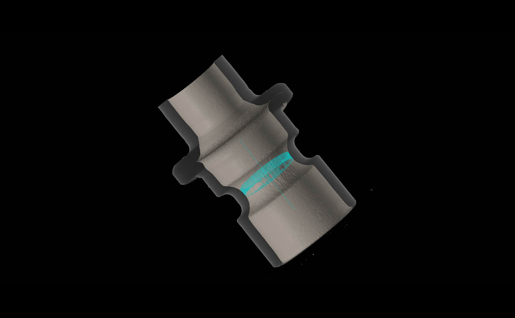 パイプ端末加工品 断面